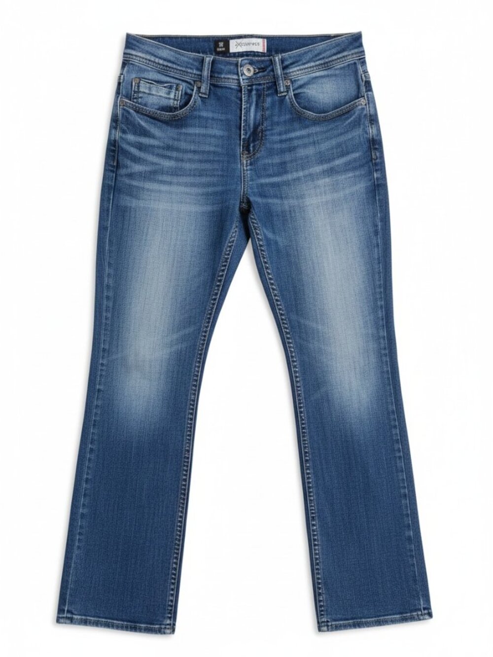 Departwest Nomad Bootcut Jeans Sz 28 Blue Denim Flare Mid Rise Casual 90s